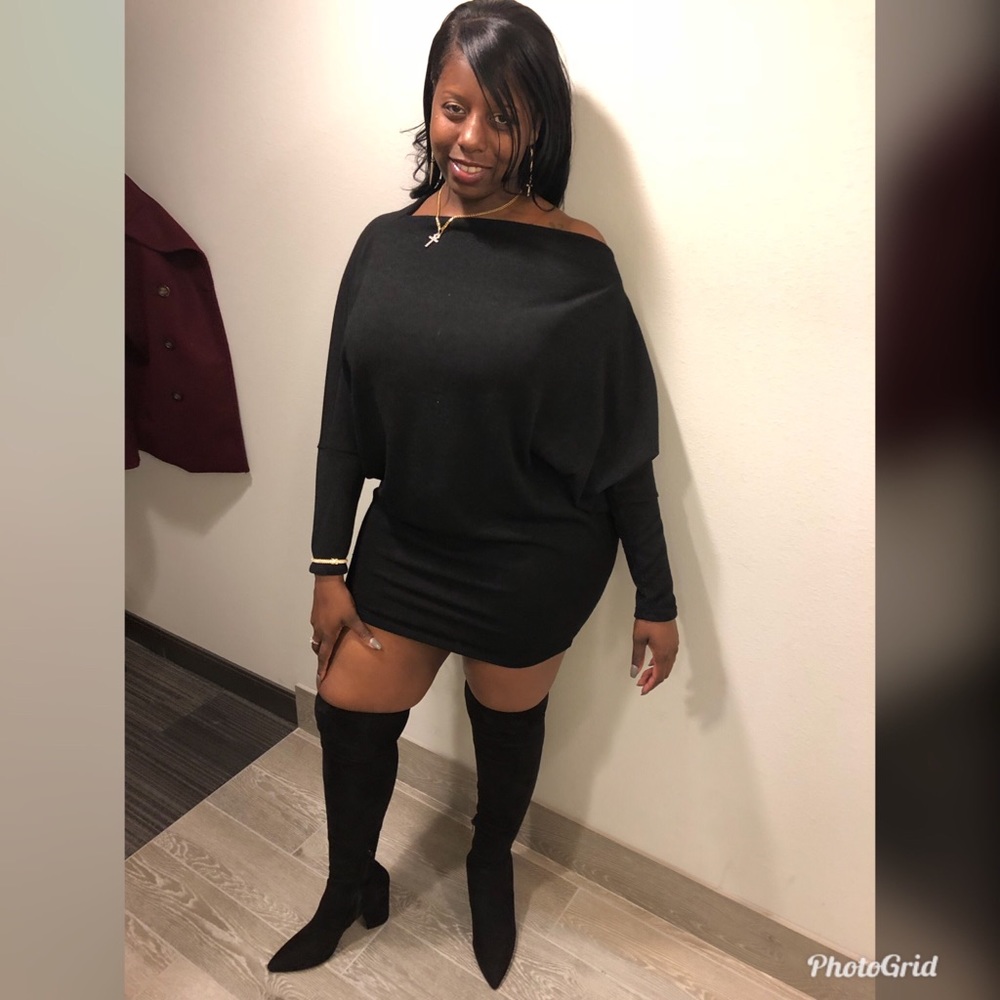 Black Sweater Dress